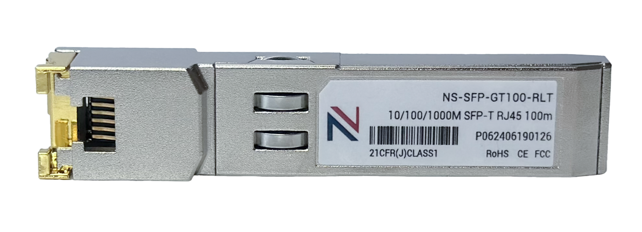 Медный трансивер NS-SFP-G-T100-RLT Base-T, RJ-45, 10/100/1000MB, 100m (Realtek)