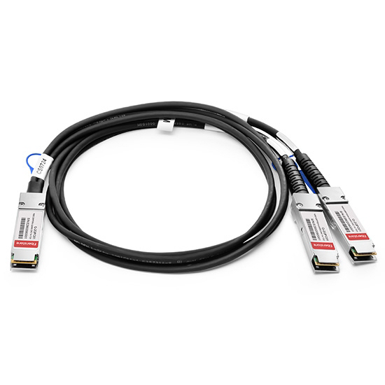 Оптический трансивер NS-QSFP28-100G-2хQSFP28-50G-DAC-A2, соединительный шнур DAC 2m