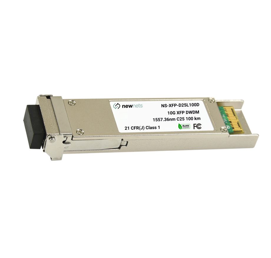 Оптический трансивер NS-XFP 10G DWDM, 25 канал, длина волны 1557.36nm, дальность 100km, LC, DDM