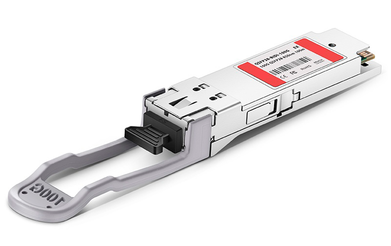 Оптический трансивер NS-QSFP28-100G-SWDM4 дальность до 0.15km MMF, LC