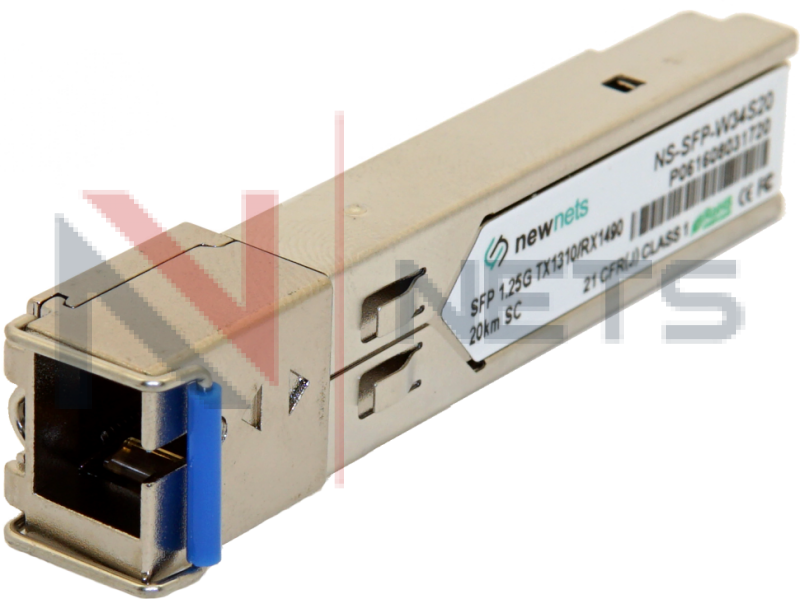 Оптический трансивер NS-SFP-1.25G-W34S20, 1.25G Tx/Rx: 1310/1490nm 20km SC